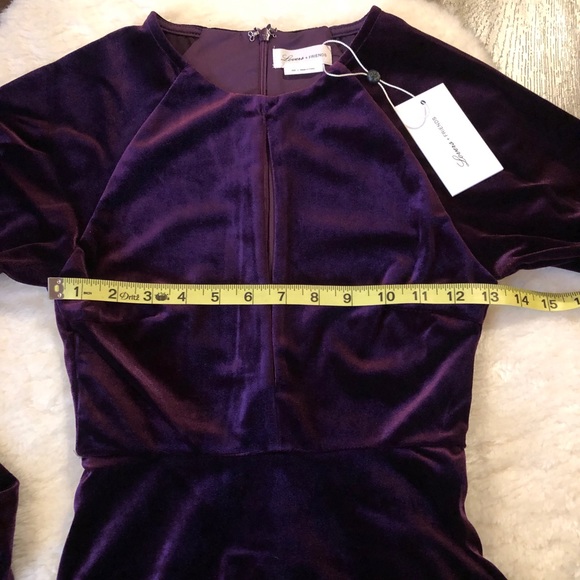 Lovers + Friends NETTIE MINI DRESS IN PLUM - Picture 7 of 8